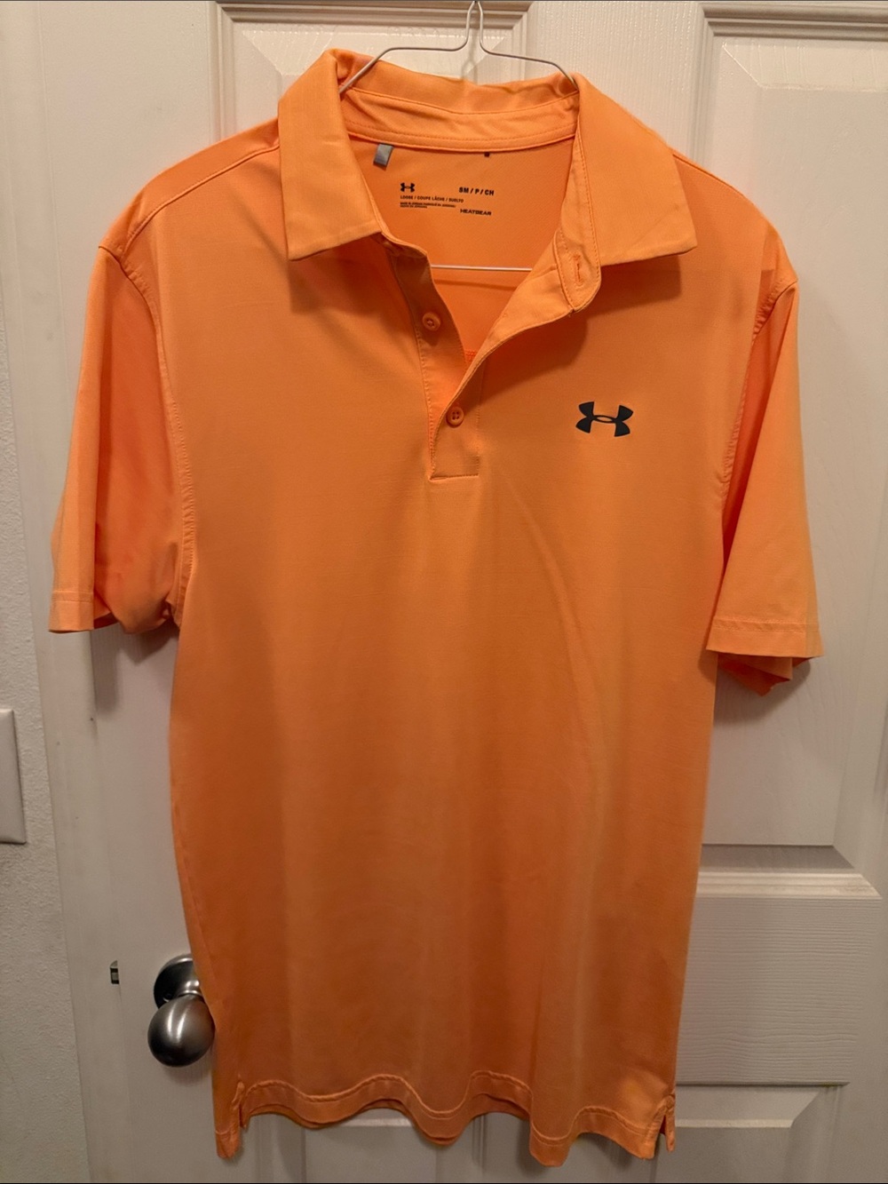 Under Armour Men’s Bright Orange Logo Polo